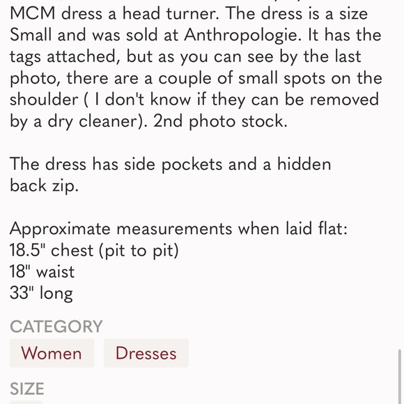 Corey Lynn Calter Mid-Century Modern Shift Dress S - Picture 5 of 5